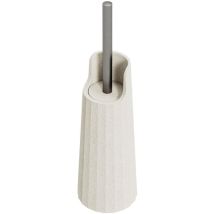 Cosmic - Avenir Polygonal Design Toilet Brush, Floor Toilet Brush Holder White