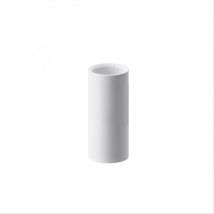 Standing Toothbrush Holder with Stainless Steel White Finish for Bathroom - Cosmic