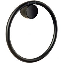 Porte-serviette geyser noir mat - Cosmic