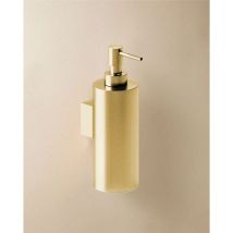 Cosmic - Architect Wall Soap Dispenser 240ml Brushed Gold Steel, Screw/Adhesive