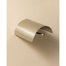 COSMIC Toilet roll Holder Light Grey Matte Measures 13 x 13.5 x 7 cm