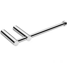 Toilet roll holder Light grey Installation with Screw Measures 18.5x8x2cm - Cosmic
