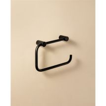 Cosmic - Towel Ring Black Matte Installation with Screws Measures 15 x 5 x 9 cm