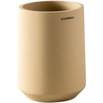 Vaso para Cepillo de dientes de Resina Suave al Tacto. Color Arena, Colección Saona - Cosmic