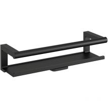 Cosmic - Architect Shower Shelf Matte Black Stainless Steel Wall Soap Organizer