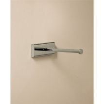 Toilet roll holder Light grey Installation with Screw 7.1x 13.4x 3.2cm - Cosmic