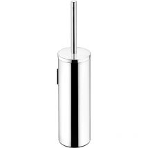 Cosmic - Wall-Mounted Toilet Brush and Holder Glossy Stainless Steel Logic