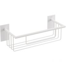 Cosmic - Shower Basket White Matte Adhesive Measures 10 x 12 x 30.5 cm