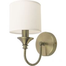 Abu Dhabi Wall Lamp With Shade Brass, E14 - Cosmo