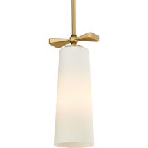 Cosmo - Bow Lámpara de techo colgante delgada de latón, E27