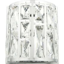 Kyivii 2 Light Wall Lamp Silver, E14 - Cosmo