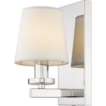 London Wandleuchte mit Schirm Silber, E14 - Cosmo