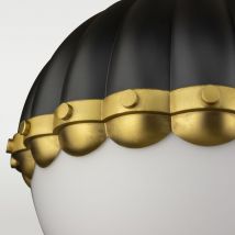 Cosmo - Pralines Aplique de luz 40W negro, E27