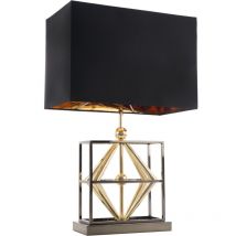 Quito Table Lamp With Shade Black, E27 - Cosmo