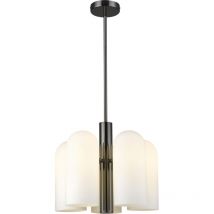 Cosmo - Seoul Lámpara de techo colgante de 5 luces negra, E27