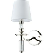 Siena Wall Lamp With Shade Nickel, E14 - Cosmo