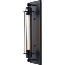 York Lámpara de pared negra, E27 - Cosmo