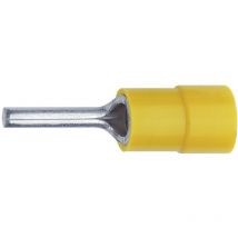 Cosse à embout Klauke 704 0.40 mm² partiellement isolé jaune 1 pc(s) D24307