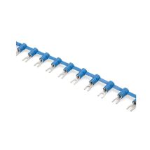 Cosse à fourche concaténée bleu section de 1.5-2.5 mmq trou 6 externes 9,40 mm