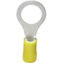 1583071 Cosse à oeillet Section max.=6 mm² ø du trou=6.50 mm partiellement isolé jaune 1 pc(s) S627491 - Tru Components