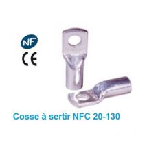 Cosse à sertir 35 mm² - trou Ø 6 - Lot de 5 pièces