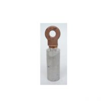 Cosse alu-cuivre à fût long pour le raccordement d'un câble alu bt ou hta 400mm² bornage M16 type erdf Klauke C5AU400
