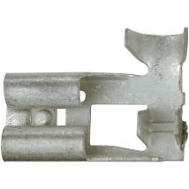Cosse clip 6.3 mm x 0.8 mm Klauke 3735 90 ° non isolé métal 1 pc(s) D20696