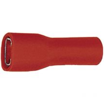 Cosse clip 4.8 mm x 0.8 mm Klauke 8203V 180 ° entièrement isolé rouge 1 pc(s) D26117