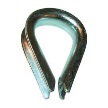 Cosse coeur petite ouverture - acier galvanisé 4mm