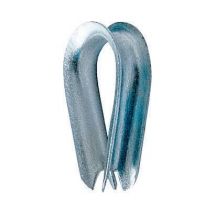 Cosse coeur petite ouverture Levac Pour câble ø 6 mm - 5080C