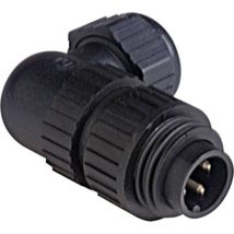 Cosse cylindrique mâle Série (connecteur rond): ca Hirschmann ca 3 w ls 934 128-100-1 mâle, coudé Nombre total de pôles