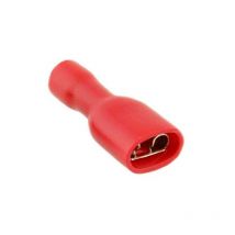 Cosse de câble 4,8x0,5 Femelle Isolé Rouge
