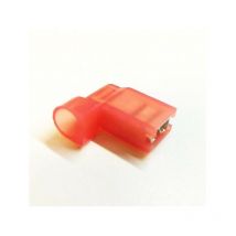 Cosse de câble 6,3x0,8 Femelle Preisolees à Drapeau Rouge