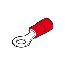 Cosse de câble à œillet 1,5 mm Preisolees Rouge Trou 5