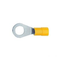 Cosse de câble à œillet 4 / 6 mm Preisolees Jaune Trou 5