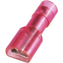 Cosse faston Rs Pro 0,5 1,5 mm2, 22 16 awg, Isolé, Rouge
