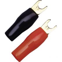 Sonstige - cosse à fourche 16 MM² partiellement isolé noir, rouge 10 pc(s)