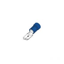 Cosse male 4.8MM bleue Velleman FBM4
