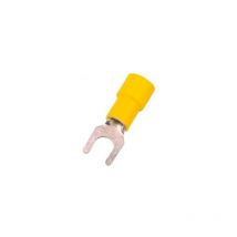 100 cosses fourche jaune 6mm M5 (B650C/5E)