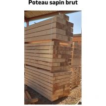 Chevron Sapin Brut Longueur 240 Cm / Section 6 x 8 Cm