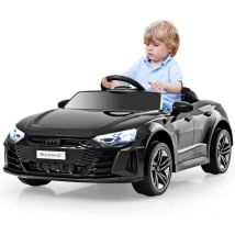 12V Audi rs e-tron gt Macchina Elettrica per Bambini, Auto Elettrica con Telecomando Luci led e Musica, 3-5 km/h, Regalo per Bambini 37-95 Mesi