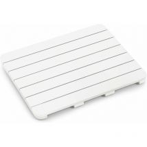 Costway - Caillebotis de Douche, Tapis de Bain en Hips Anti-moisissures et Antidérapant, pour Douche, Baignoire, Bord de Piscine, Patio, Intérieur ou