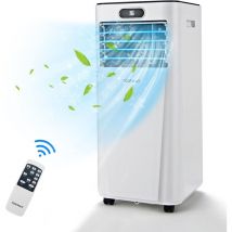 Costway - Climatiseur mobile 4 en 1 R290 2 kW Blanc Classe a