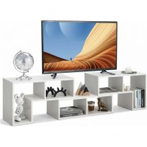 Costway - Meuble tv Moderne Combination Libre 3 Pièces, Étagère Multi-Fonctionnelle, pour Télévision Jusqu'à 49 Pouces, pour Salon Chambre et Bureau,