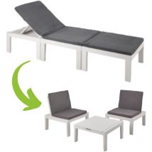 Cot 3in1 Multifunktionsbett oder Sessel und Harztisch mit Kissen