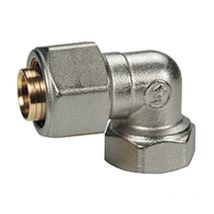 Raccord Giacomini courbe 90°, fileté f multicouche 1/2x 20x2 R563MX057