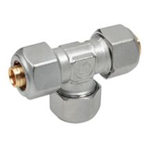 Raccord Giacomini en T pour multicouche 20x2 x 20x2 x 16x2 R565MX055