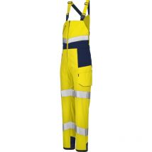 Cotte a bretelles proca pi jaune fluo / bleu marine xl - FR(52-54)