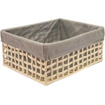 Topfurnishing - Cotton Rope Storage Basket Medium 35 x 25 x 14 cm,Beige - Beige