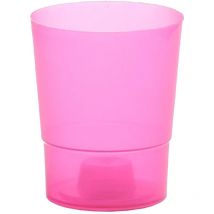 Coubi orchid 1,1L. Pot de Fleurs – Rose Transparent 125x147 cm - Rose Transparente